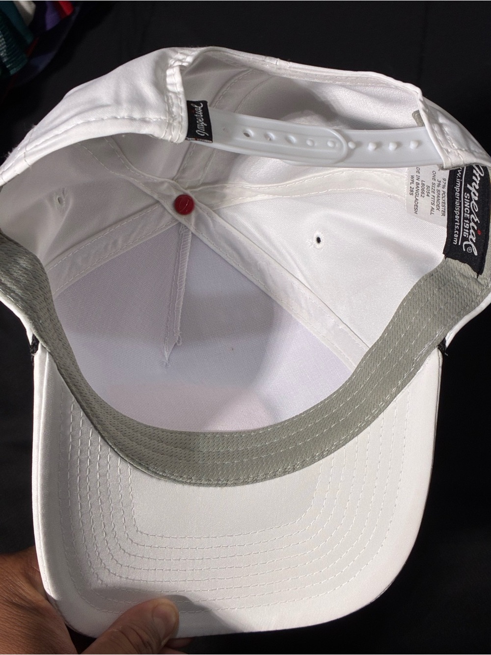 The Racing Warehouse White Performance snapback - Picture 3 of 3